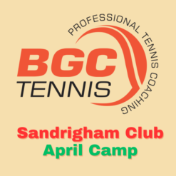 Sandrigham Club Tennis Program April Camp - Day 1